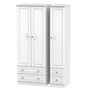 Crystal Tall Triple 2 Drawer + Drawer Wardrobe in White Ash - CRY161WAWM.jpg