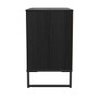 Fluted (Black Sleigh Legs) 3 Drawer Chest in Black Ash - FUG010BABA (2).jpg