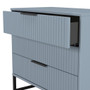 Fluted (Black Sleigh Legs) 3 Drawer Chest in Denim Blue - FUG010DMDM (5).jpg