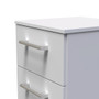 Devon 3 Drawer Bedside Cabinet in Grey Matt - DEV001GMGM (4).jpg