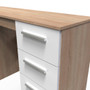 Contrast Kneehole in White Gloss & Bardolino Oak - CTR030WGBO (4).jpg
