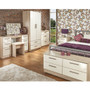 Contrast Blanket Box in Cream Gloss & Bardolino Oak - Contrast_CGBO_Bedroom (1).jpg