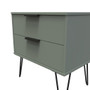 Hong Kong (Black Hairping Legs) 2 Drawer Midi Chest in Reed Green - HKC009RGRG (4).jpg