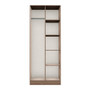 Hong Kong (Black Legs) Tall Open Wardrobe in Carini Walnut - HKB084CWCW (1).jpg