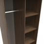 Hong Kong (Black Legs) Tall Open Wardrobe in Carini Walnut - HKB084CWCW (4).jpg