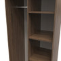 Hong Kong (Black Legs) Tall Open Wardrobe in Carini Walnut - HKB084CWCW (5).jpg