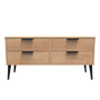 Hong Kong (Black Legs) 4 Drawer Bed Box in Nebraska Oak - HKB036NBNB (1).jpg