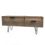 Hong Kong (Black Hairping Legs) TV Console Unit in Vintage Oak - HKC248VOVO (3).jpg
