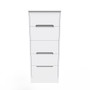 Monaco 5 Drawer Bedside Cabinet in White Matt - MON003WMWM (1).jpg
