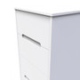 Monaco 5 Drawer Bedside Cabinet in White Matt - MON003WMWM (4).jpg