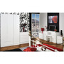 Monaco 5 Drawer Bedside Cabinet in White Matt - Monaco_WMWM_Bedroom (5).jpg