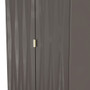Las Vegas Tall Plain Wardrobe in Graphite Black - LVF080GBGB (4).jpg