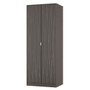 Las Vegas Tall Plain Wardrobe in Graphite Black - LVF080GBGB (3).jpg