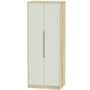 Monaco Tall Double Hanging Wardrobe in Kashmir Matt & Bardolino Oak - MON085KMBO.jpg