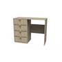 Cube 4 Drawer Vanity in Mushroom Matt - CUF028MMMM (3).jpg