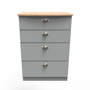 Victoria 4 Drawer Deep Chest in Dusk Grey & Bardolino Oak - VIC050DGBO (1).jpg