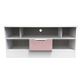 Camden 1 Drawer TV & Media Unit in Kobe Pink & White - CAM210KPWM (1).jpg