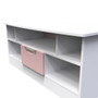 Camden 1 Drawer TV & Media Unit in Kobe Pink & White - CAM210KPWM (4).jpg