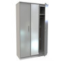 Knightsbridge Triple Mirrored Wardrobe in Grey Gloss & White - KNI137GGWM (6).jpg