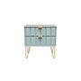 Cube 2 Drawer Midi Chest in Duck & White - CUF009DKWM (1).jpg