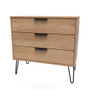 Hong Kong (Black Hairping Legs) 3 Drawer Chest in Nebraska Oak - HKC010NBNB (3).jpg