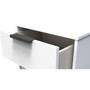 Hong Kong (Black Hairping Legs) 5 Drawer Bedside Cabinet in White Matt - HKC003WMWM (5).jpg