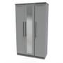 Beverley Tall Triple Mirrored Wardrobe in Dusk Grey - BEV147DGDG (3).jpg