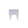 Cube 1 Drawer Bedside Cabinet  with Legs in Indigo Matt & White - CUF016IMWM (2).jpg