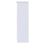 Balmoral Triple Plain + Drawer Wardrobe in White Gloss & White - BAL150WGWM (2).jpg