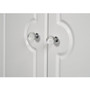 Balmoral Triple Plain + Drawer Wardrobe in White Gloss & White - Balmoral_WGWM_Bedroom (11).jpg