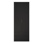Hong Kong (Black Legs) Tall 2 Drawer Wardrobe in Black Matt - HKB081BMBM (1).jpg
