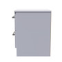 Devon 2 Drawer Bedside Cabinet in Grey Matt - DEV005GMGM (2).jpg