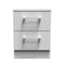 Devon 2 Drawer Bedside Cabinet in Grey Matt - DEV005GMGM (1).jpg