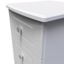 Warwick 3 Drawer Bedside Cabinet in Grey Matt - WAR001GMGM (4).jpg