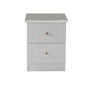 Warwick 2 Drawer Bedside Cabinet in Grey Matt - WAR005GMGM.jpg