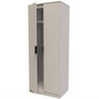 Hong Kong (Black Legs) Tall Plain Wardrobe in Kashmir Matt - HKB080KMKM (5).jpg