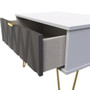 Diamond 1 Drawer Midi Chest with Legs in Graphite & Grey - DIF022GBGM (5).jpg