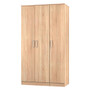 Devon Tall Triple Plain Wardrobe in Bardolino Oak - DEV140BOBO (3).jpg