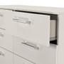 Devon 6 Drawer Wide Chest in Grey Matt - DEV015GMGM (5).jpg