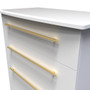 Haworth 4 Drawer Deep Chest in White Matt - HAW050WMWM (4).jpg