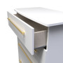 Haworth 4 Drawer Deep Chest in White Matt - HAW050WMWM (5).jpg