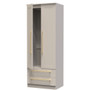 Haworth Tall 2 Drawer Wardrobe in Kashmir Matt - HAW081KMKM (5).jpg