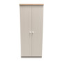 Vienna 2ft6in Plain Wardrobe in Kashmir Ash & Bardolino Oak - VIE060KABO (1).jpg
