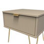 Linear 1 Drawer Bedside Cabinet  with Legs in Mushroom Matt - LIF016MMMM (4).jpg