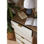 Linear Tall Plain Wardrobe in White Matt & Vintage Oak - Linear_WMVO_Bedroom (5).jpg