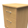 Eve 3 Drawer Bedside Cabinet - with Lock in Modern Oak - EVE006MOMO (4).jpg