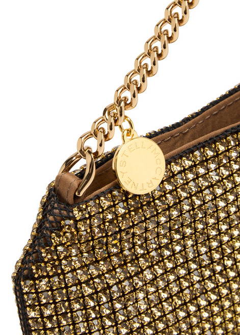 Falabella crystal-embellished top handle bag