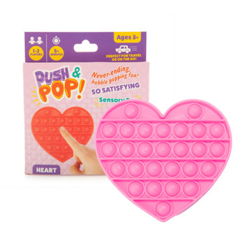 Push & Pop Heart Pink Pop It