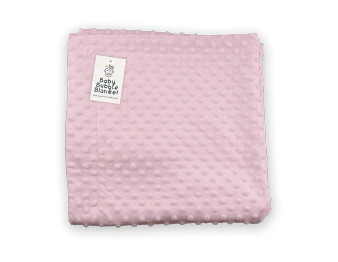 Baby Bubble Blanket - Pink
