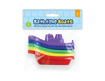 Bath Time Boats - 5 Pack